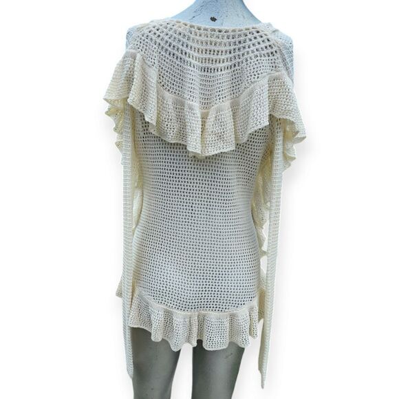 Anthropologie Angel Of The North White Long Sleeve - Picture 5 of 8